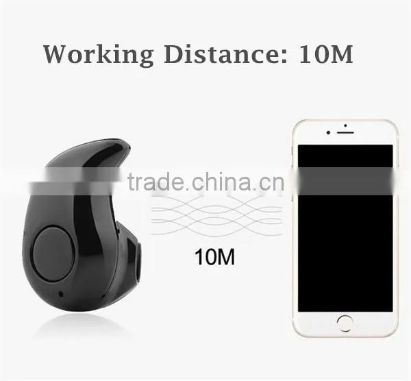 Mini Wireless Bluetooth earphone build-in mic headphone for iphone