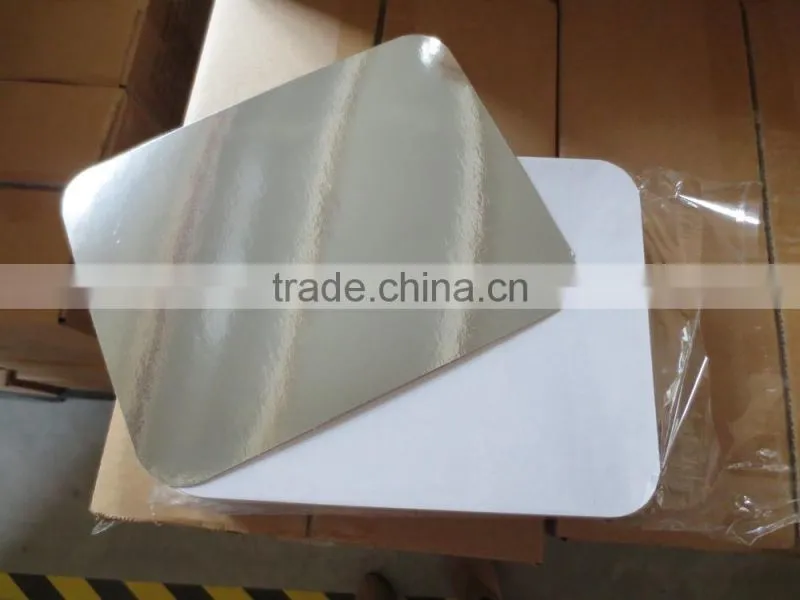 Small rectangle aluminium foil container 300ml/takeout foil meal tray