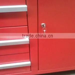 Mobile Roller Tool Cabinet Trolley with door drawers
