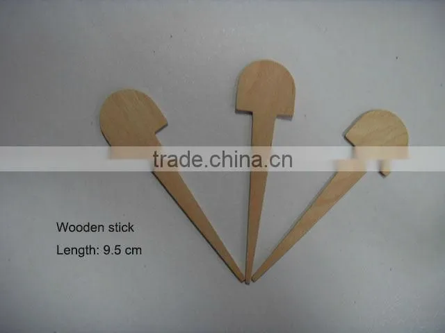 Wooden cocktail stick (mushroom)