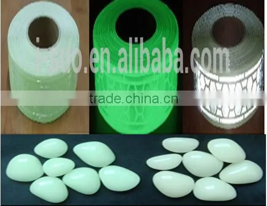 Luminous pigments for glow in the dark string