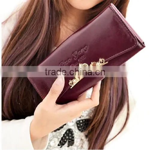 2014 Fashion Foldable Wallet for Women, Korea Design Card Holder(BXYT016)