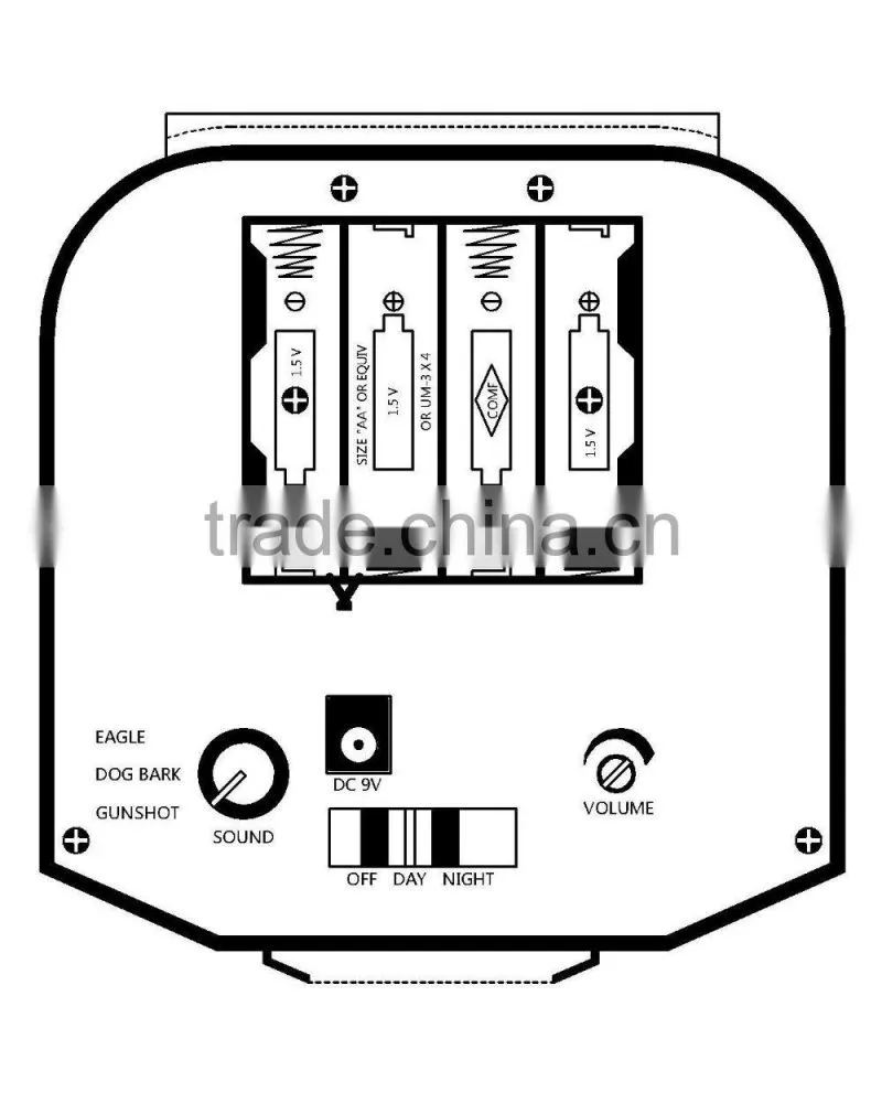 X-pest bell howell VS-3195s defender mega sonic electronic solar animal guard ultrasonic bird trap repeller chaser for fly bat