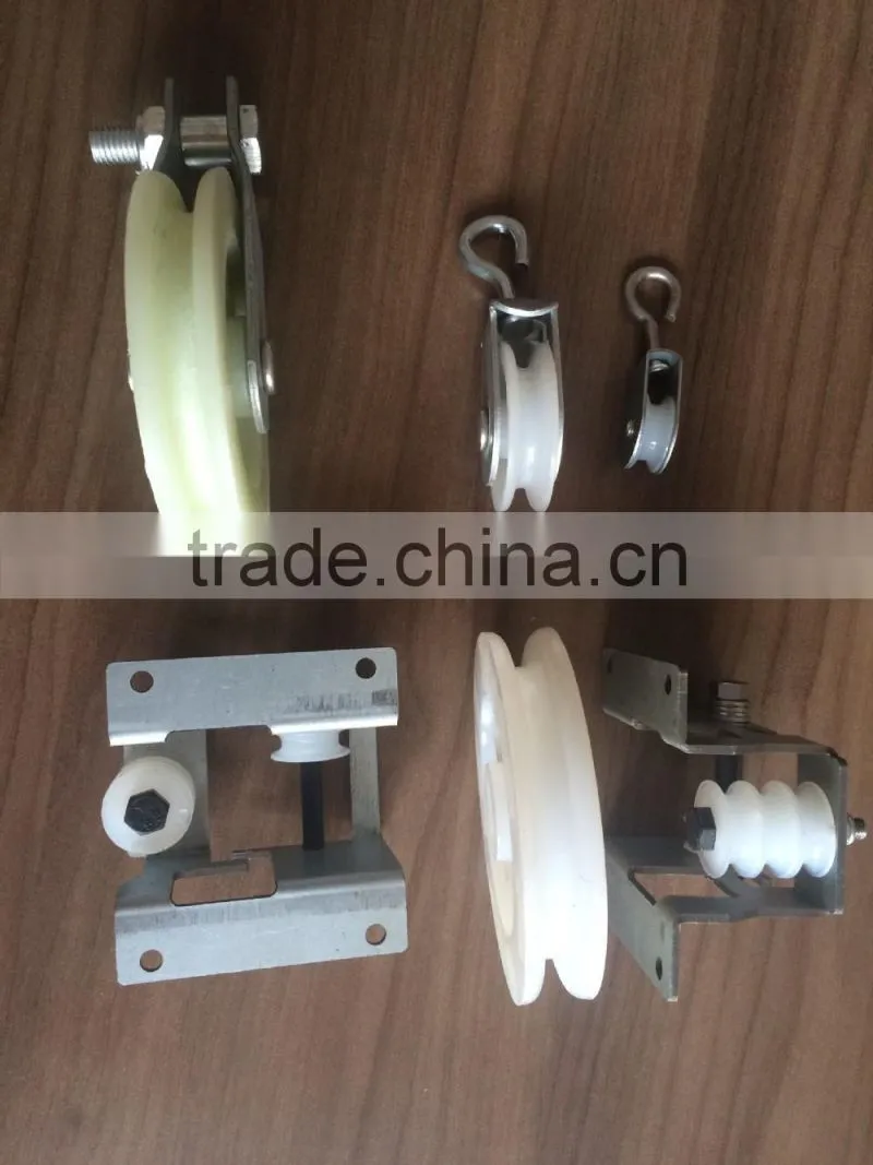 Durable burliness fluted nylon sheave