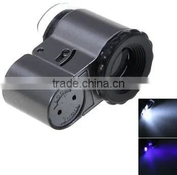 2013 New 50X Magnifier Currency Detecting with LED Microscope for Jewelry