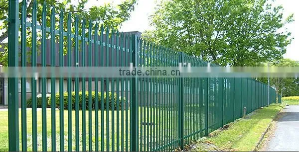 Hepeng high quality low carbon steel wire palisade fence