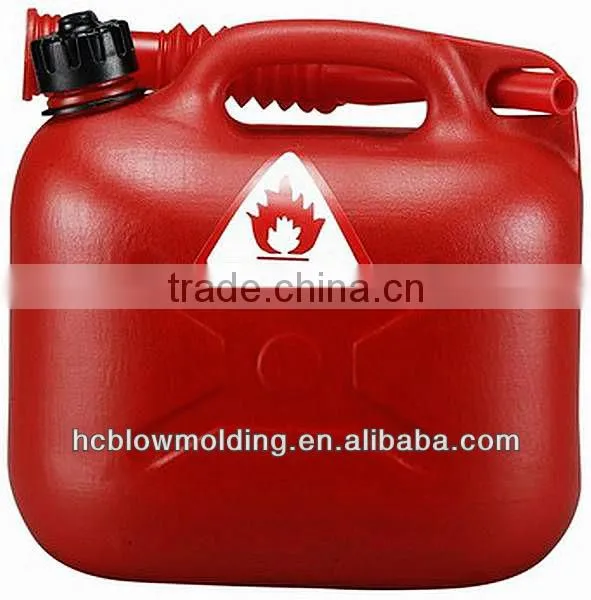 OEM blow molding plastic cans the functional 5L/10L jerry can/gas tank