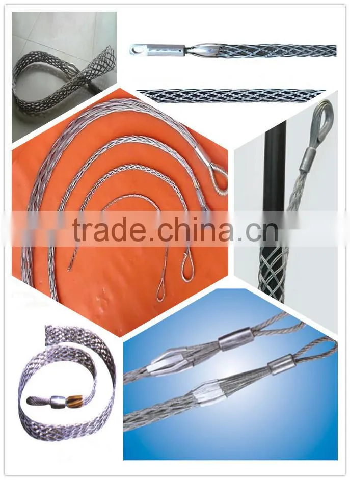 Heavy duty cable sock/Steel cable grip tubular sock