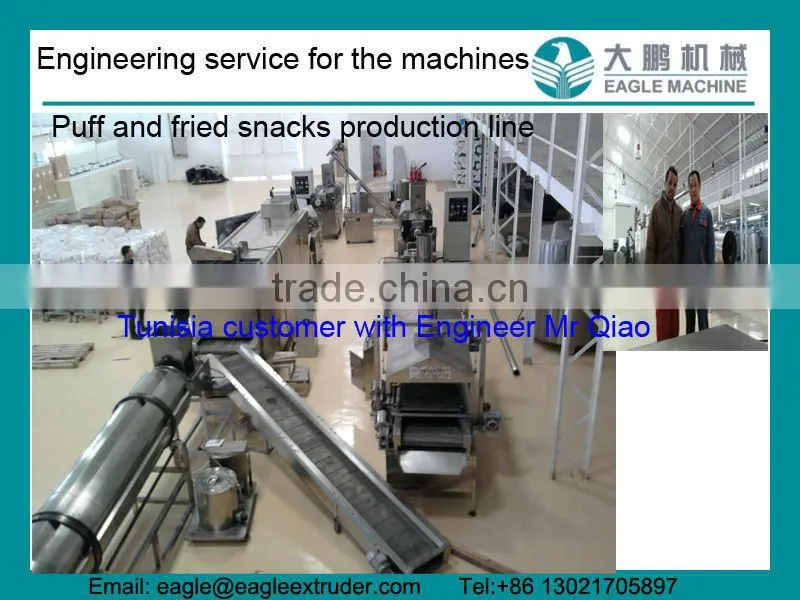 Jinan Eagle Cheese corn cheetos manufacturing extruder machines