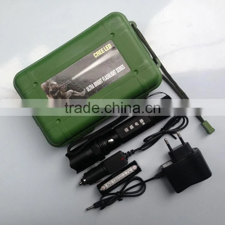 High quality 3W rechargeable LED flashlight tactical flashlight led torches
