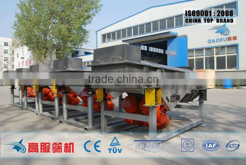Sieving drying river sand--Hot sale Gaofu linear vibration sieve