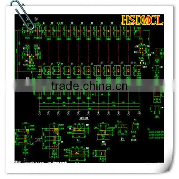 Steel structure prefabricated warehouse building for sale