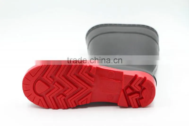 Cheap pvc working boots,fashionable pvc rain shoe,safety boots