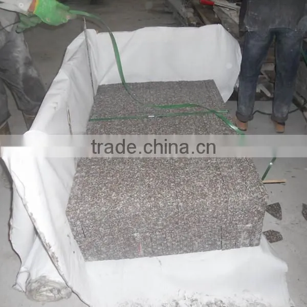 G664 flamed outdoor granite stair steps