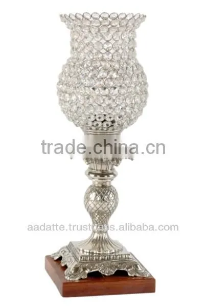 Home decoration beautiful crystal wedding tea light holder