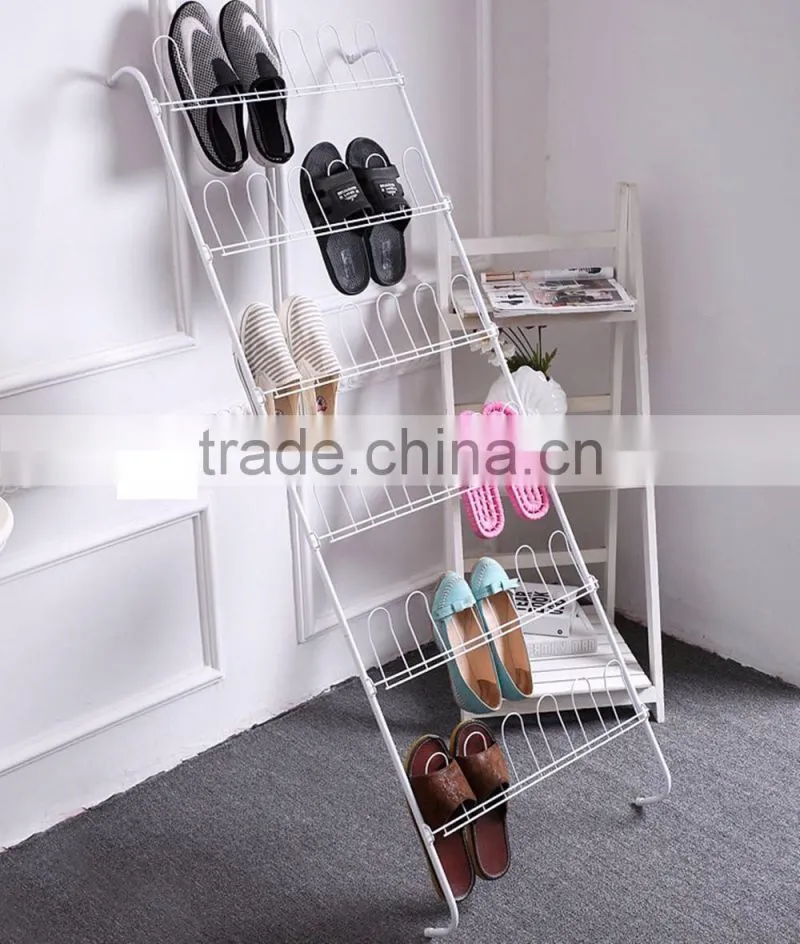 over the door shoe storage rack with metal wire for 40 pairs