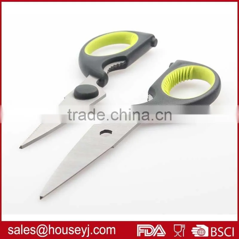 Detachable Stainless steel kitchen scissors with PP+TRP plastic handle