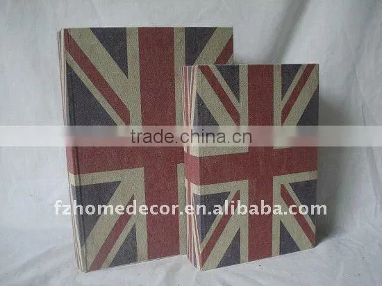 wooden boxes gift set covered with canvas printing