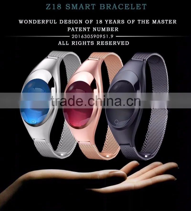 Multi-functional Smart Bracelet With Blood Pressure Monitor/Sleeping Quality Monitor/Clock/Call Reminder, Best Jewelry Bracelet