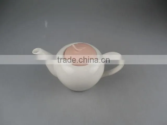 Stocklot cheap pearlized ceramic teapot