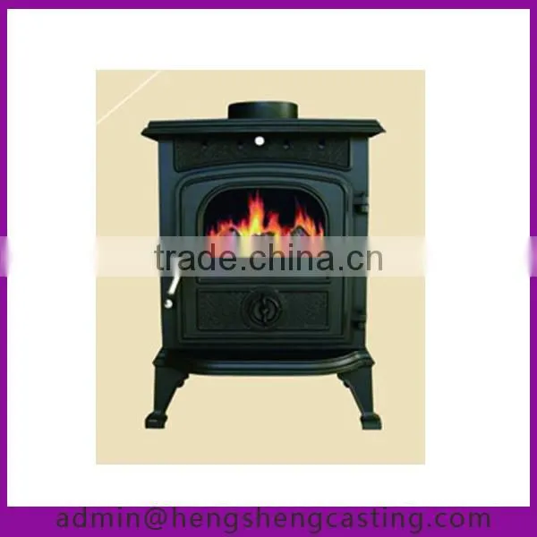 freestand wood burning Cast Iron Stove/indoor fireplace