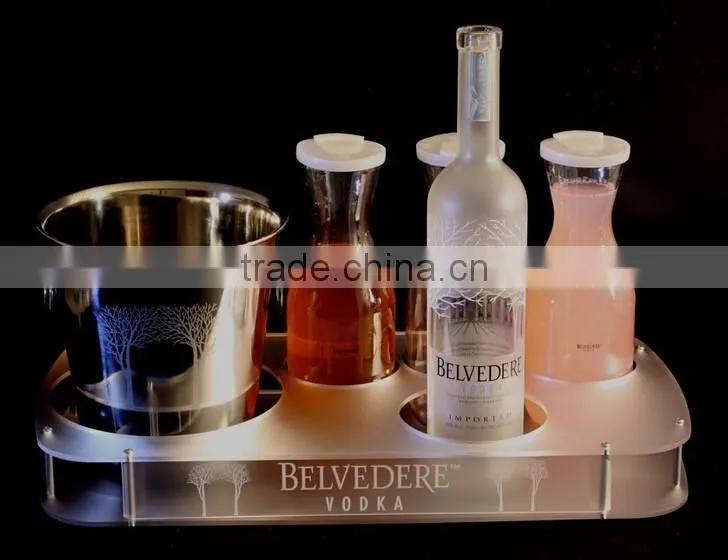 Led light bases for acrylic