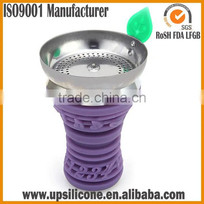 wholesale heat resistant none stick silicone hookah bowl