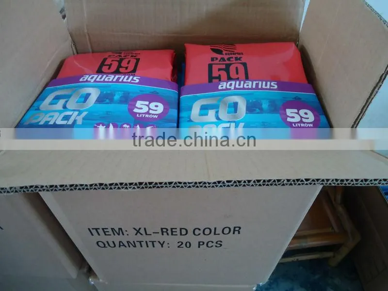 fashion high quality waterproof bag in colors and sizes 10L/30L
