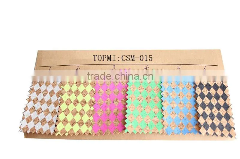popular cork leather raw material for shoe heel