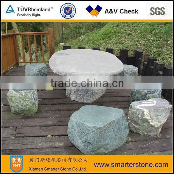 Classical round and square modern stone coffee table