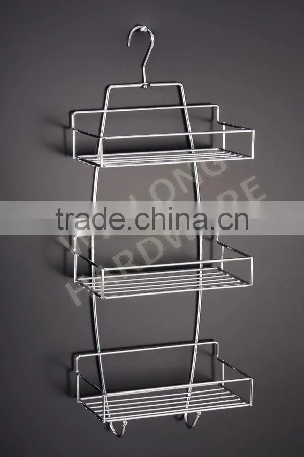 Metal iron bathroom rack for sundries