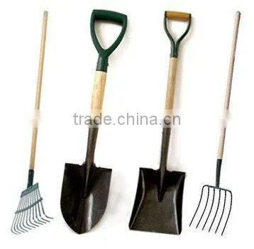wooden garden tool handle