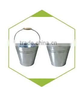Cheap hand painting metal plant planters and pots with tray