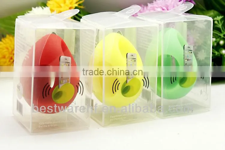 Cool egg shape mini speakers for apple iphone4 and 5