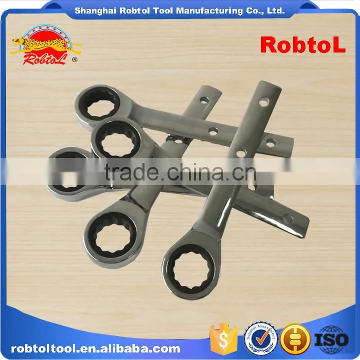 single head ratchet wrench Flexible head Gear Spanner Combination Torque Chrome Vanadium Auto Repair Two way