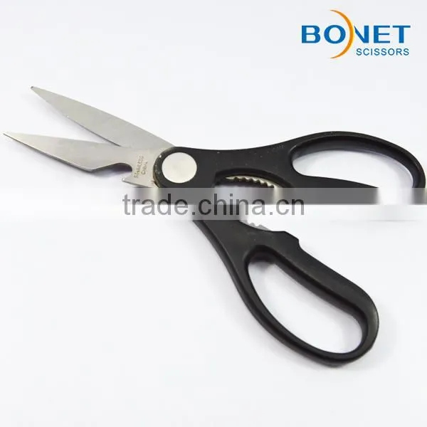 S52018N FDA certificated 8" magnetic cover kitchen scissor with bottle opener