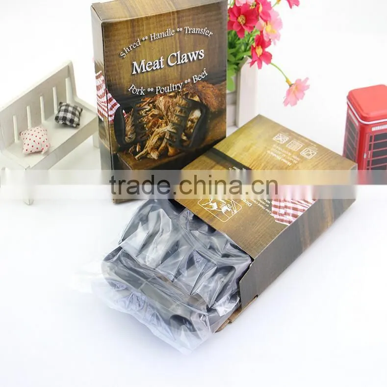 2 pcs/box Food Grade Pulled Pork Accessories Portable BBQ Tools Meat Claws