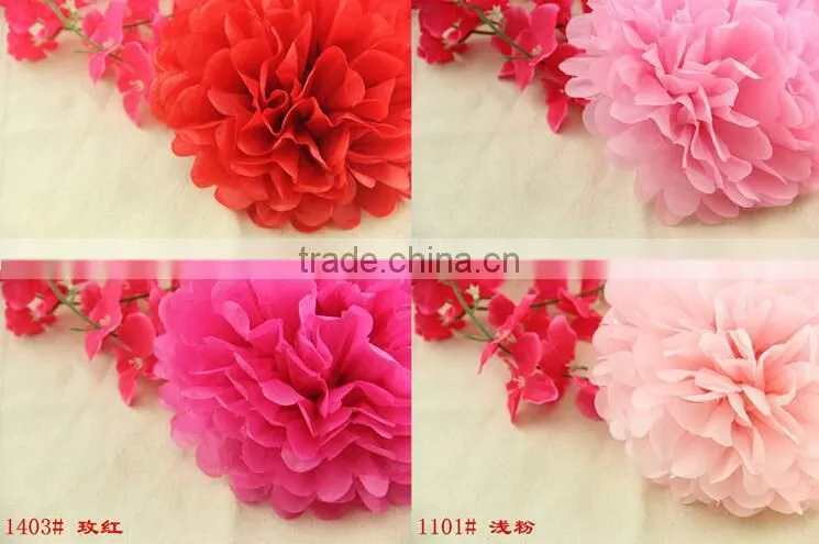 Factory wholesale Wedding Flowers Ball Decoration paper flowers Ball