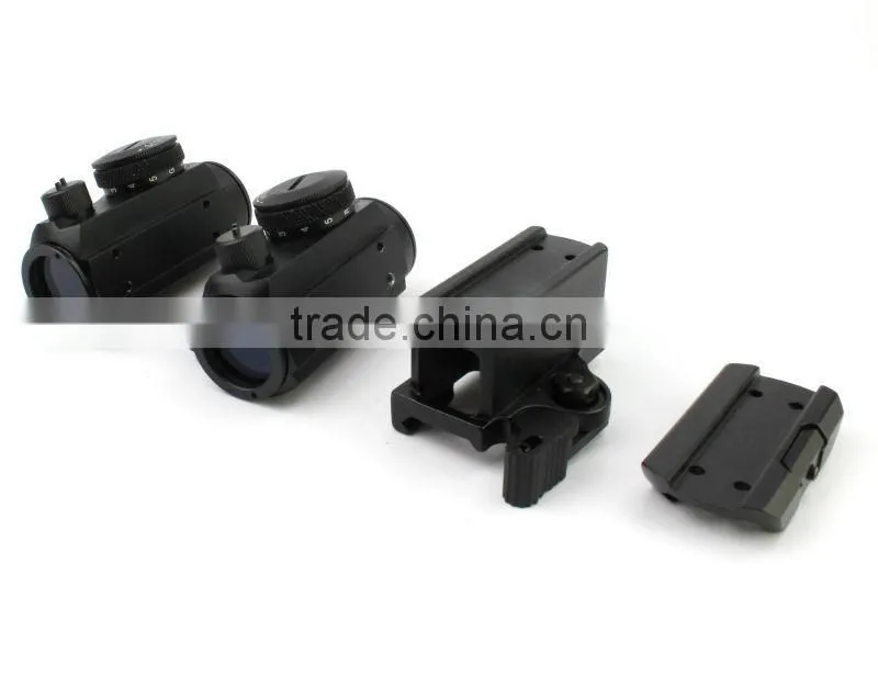 Compact red/green dot sight with standard weaver rail mount