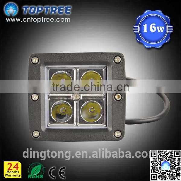 Aluminum Housing 36w COB LED Car Headlight 12v 24v Offroad LED Driving Lights