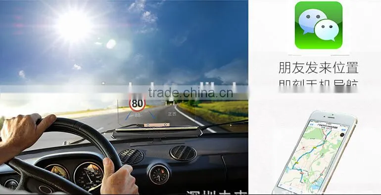 Vehicular HUD phone holder