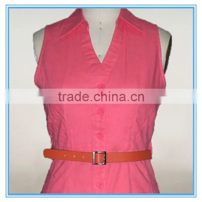 Red Sexy Mature Pictures Shirt Neck Office Party Dress For Ladies