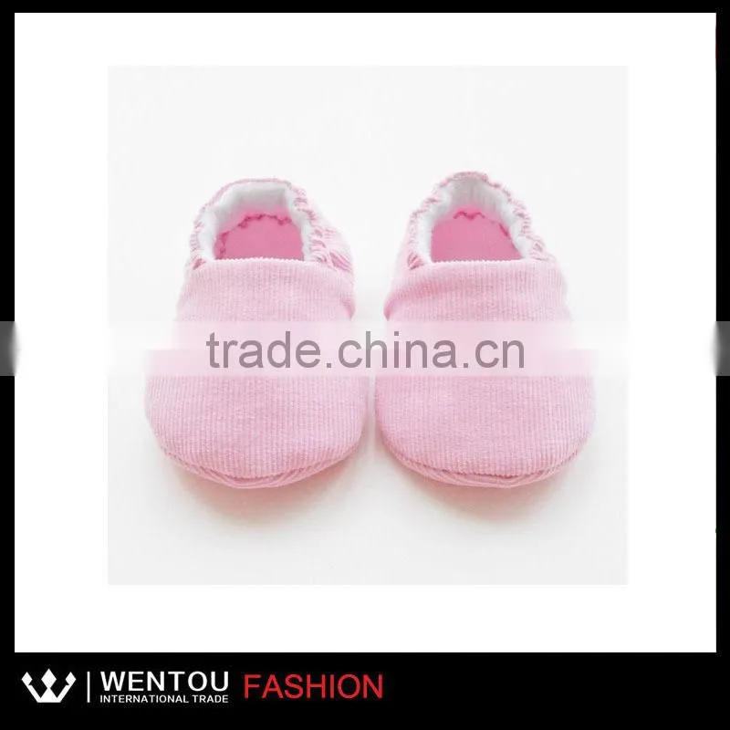 New Arrival Colorful Fabric Baby Crib Moccasins