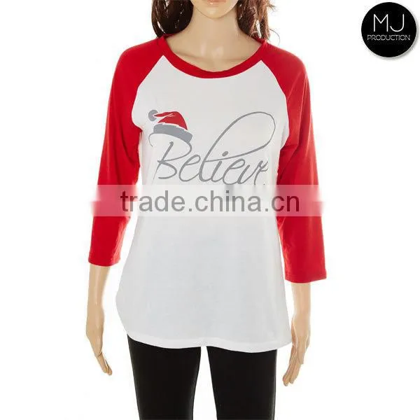 Stocked Christmas Women Blouse Chinese Clothing Manufacturers