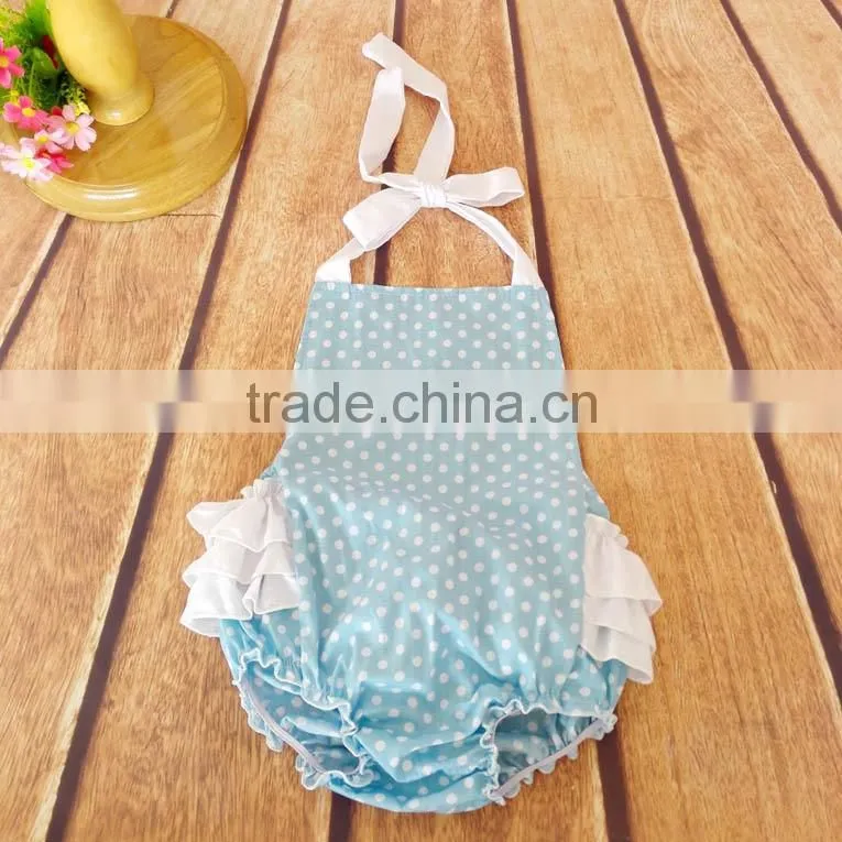 Animal Printed Toddler Ruffle Romper Dress