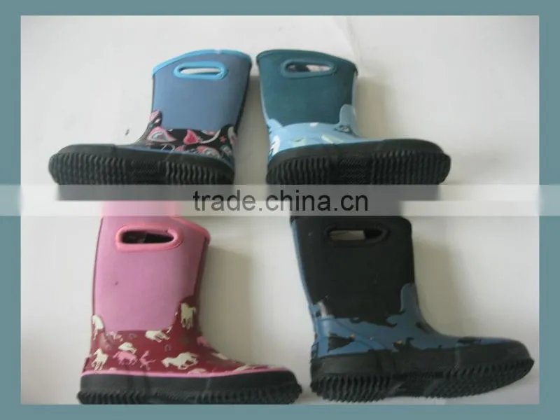 Hot selling Neoprene kids fancy boot