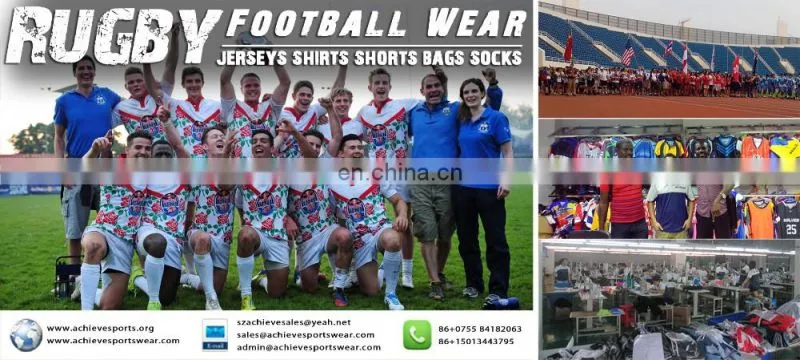 Sublimation rugby shirts wholesale rugby jerseys blank
