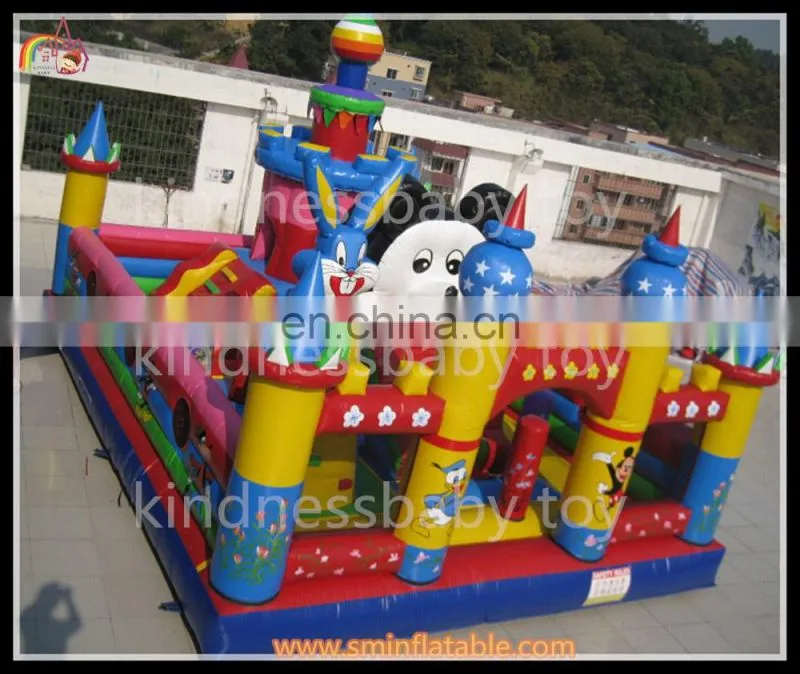 Giant outdoor playground inflatable pororo playground inflatable pororo playground on sale