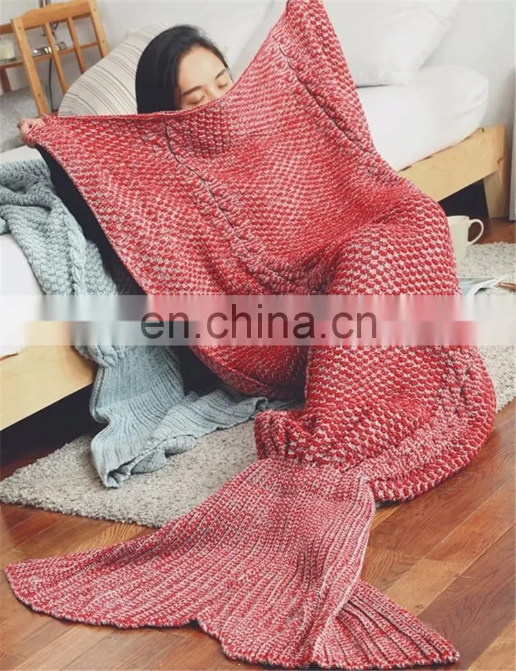Wool sofa warm mermaid tail promotional fitting gifts