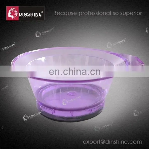 Hair salon transparent plastic tinting bowl